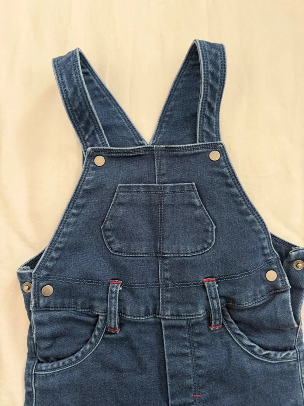 Toddler size 2T denim overalls